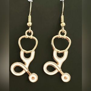 Nurse stethoscope 🩺 earrings